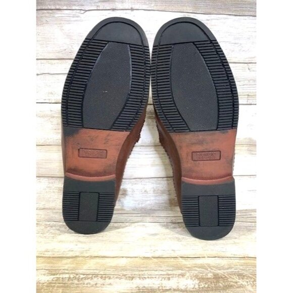 Giorgio Brutini Men's Weaver Brown Leather Loafers with Kilti Tassels Size 9M - Picture 11 of 11